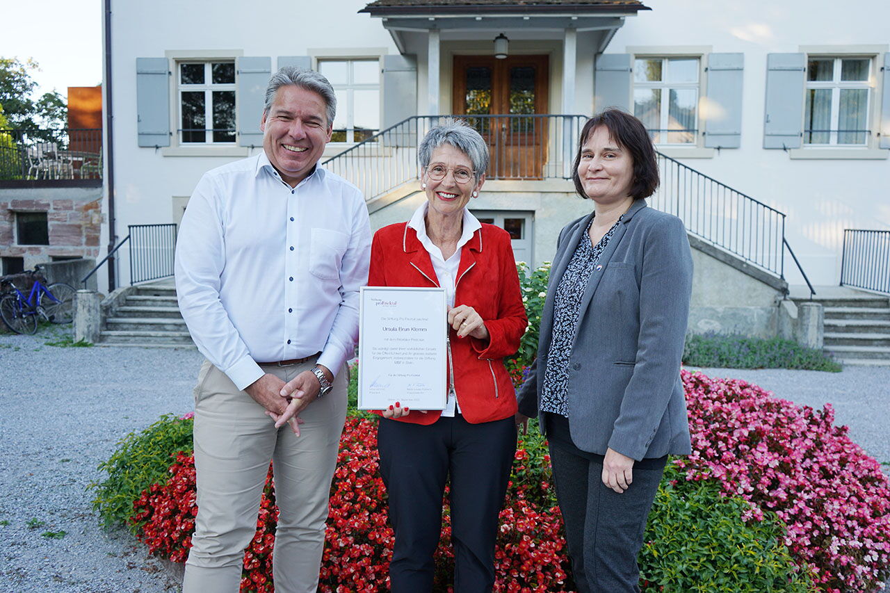 Ursula Brun Klemm wurde 2022 der 6. Fricktaler Preis verliehen